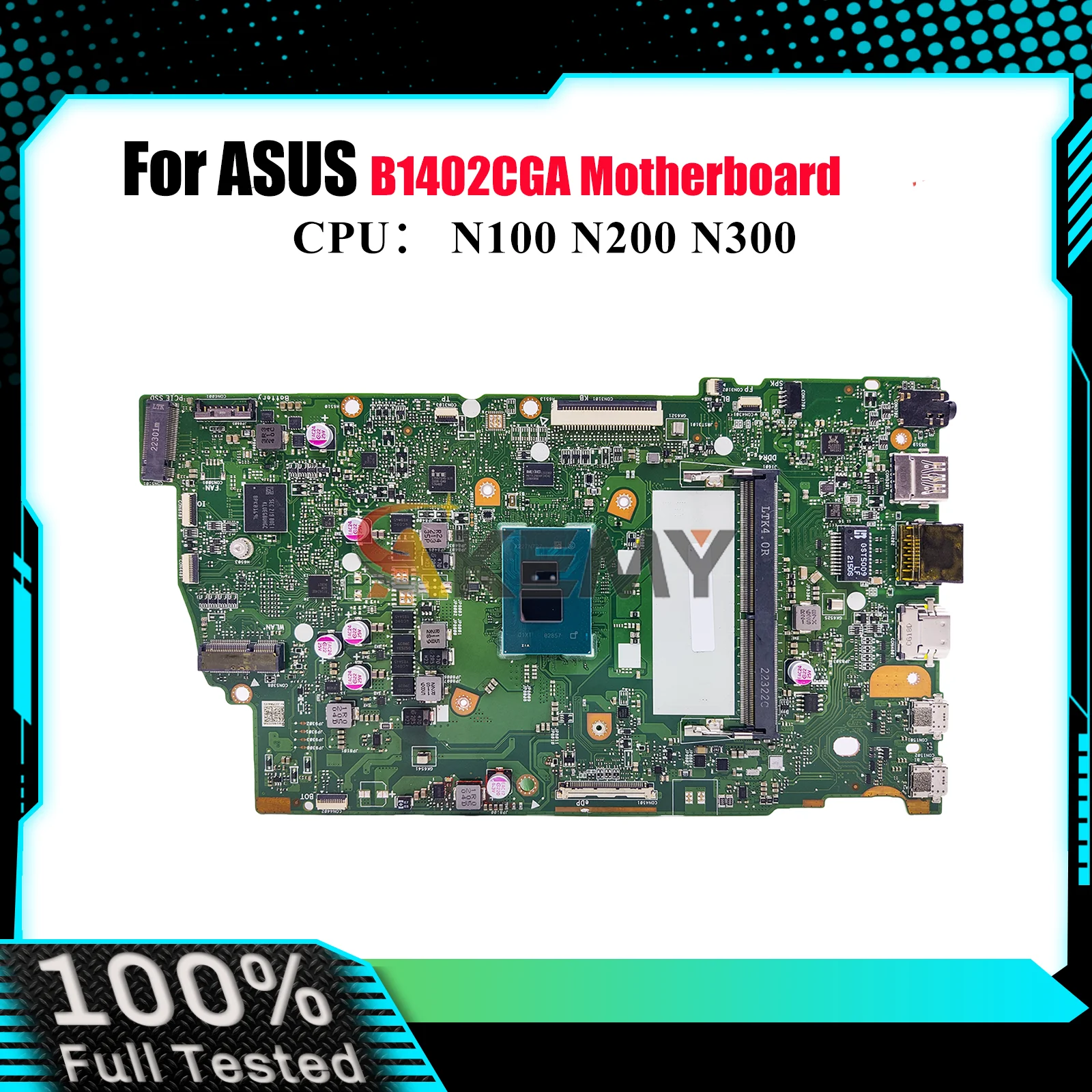 

B1402CGA Laptop Motherboard For ASUS ExpertBook B1402CGA B1402CBA B1402C Notebook Mainboard With CPU tests OK fast shipping stk