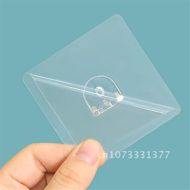 10 Transparent Layered Partition Brackets Triangle Support Shelf Right Angle Support Paste Screw Hook Pcs