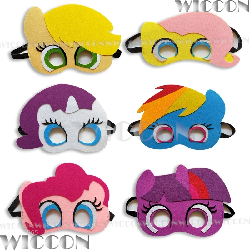 Anime My Pony Rainbow Pinkamena Twilight Cosplay Costume Mask Clock Stage Show Child Girl Cute Outfit Holloween Party Customized