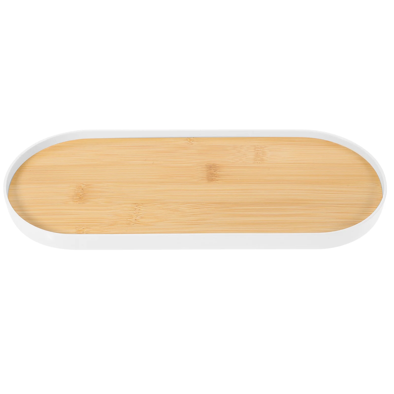 

Bathroom Vanity Tray Oval Desktop Organizing Dish for Perfume Jewelry Cosmetics Multipurpose Storage Display Plate