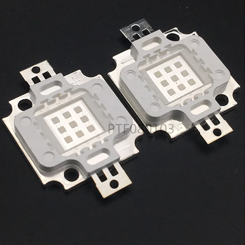 

100pcs 10W 45mil Royal Blue 445nm Square High Power LED Light chip 1000mA 10-13V LED