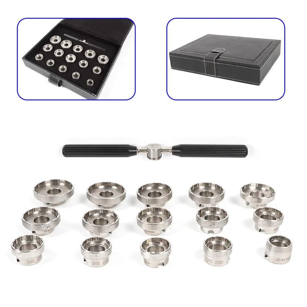 Kit de Ferramentas para Abrir Tampas Traseiras de Relógios Breitling com 15 Matrizes