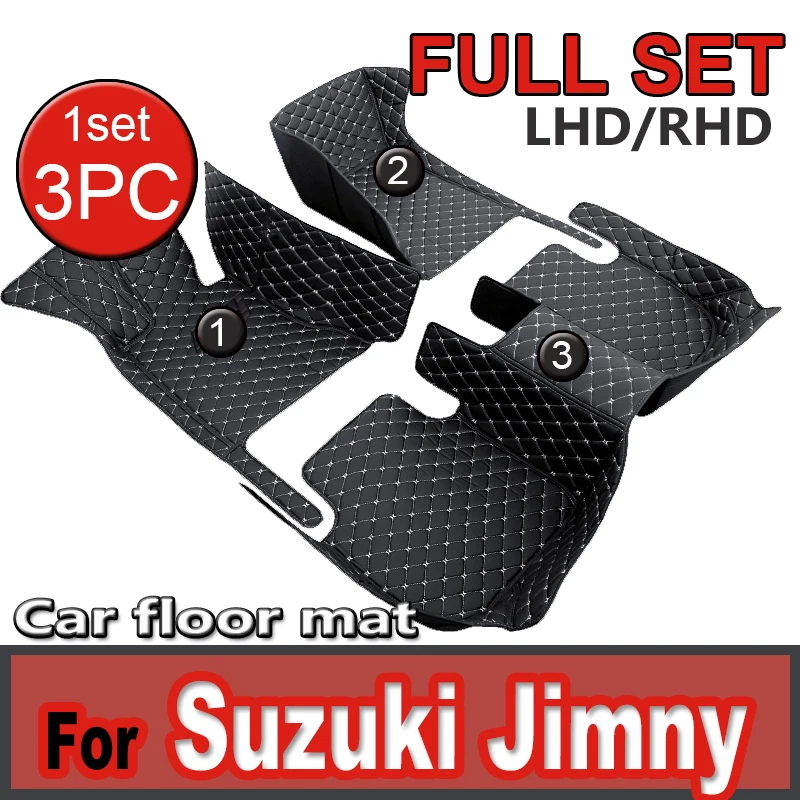 Car Floor Mat For Suzuki Jimny Sierra JB64W JB74W 2019 2020 2021 2022 Tapete Automotivo Para Carro Car Mats Set Car Accessories