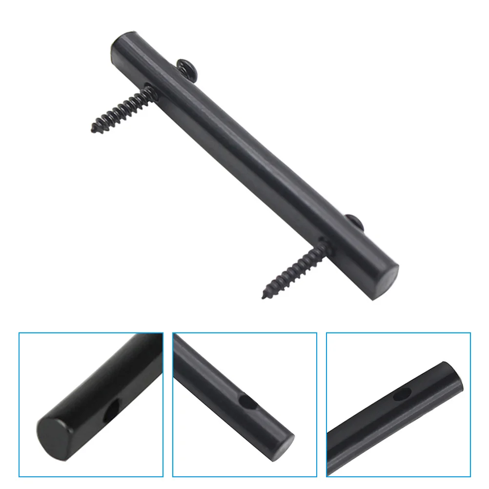 

Stable Performance Guitar String Retainer Bar Pressing Device Black Guitar Accessories With Mounting Screws