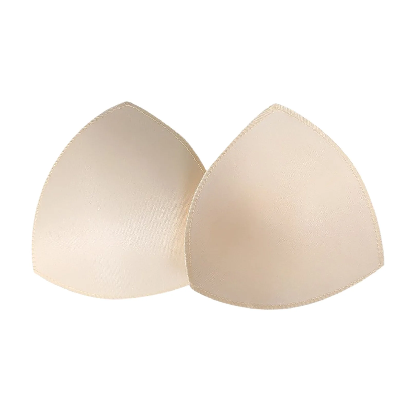 Strapless Backless Bra Anti-Expansion Cups Gathered Breathable Invisible Bra Woman Lock Edge Triangle Sponge Inserts Bra Pads