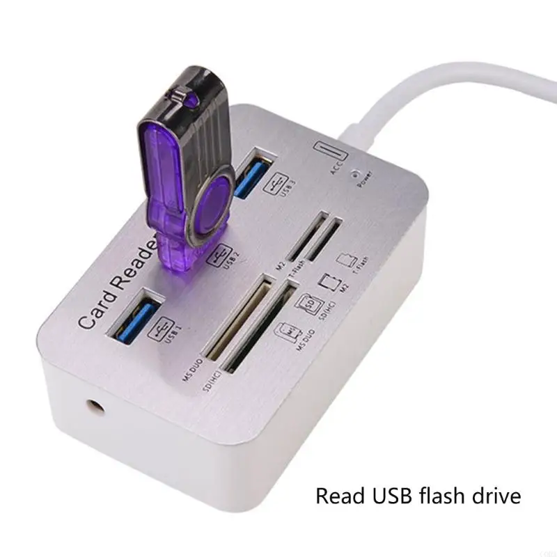 CORA Efficient USB3.0 Hubs with Integrated Multiple Card Reader Slots for Data Access