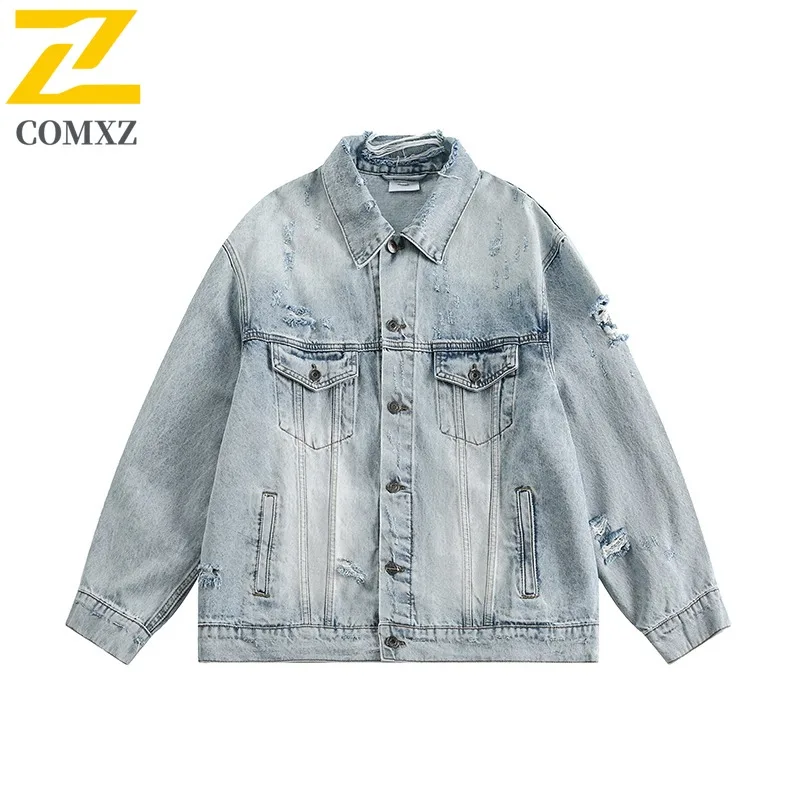 

Мужская повседневная хлопковая куртка Chaqueta, корейская мода, свободная универсальная стильная куртка для рыбалки, походная университетская куртка, 2025 г., повседневные дышащие куртки