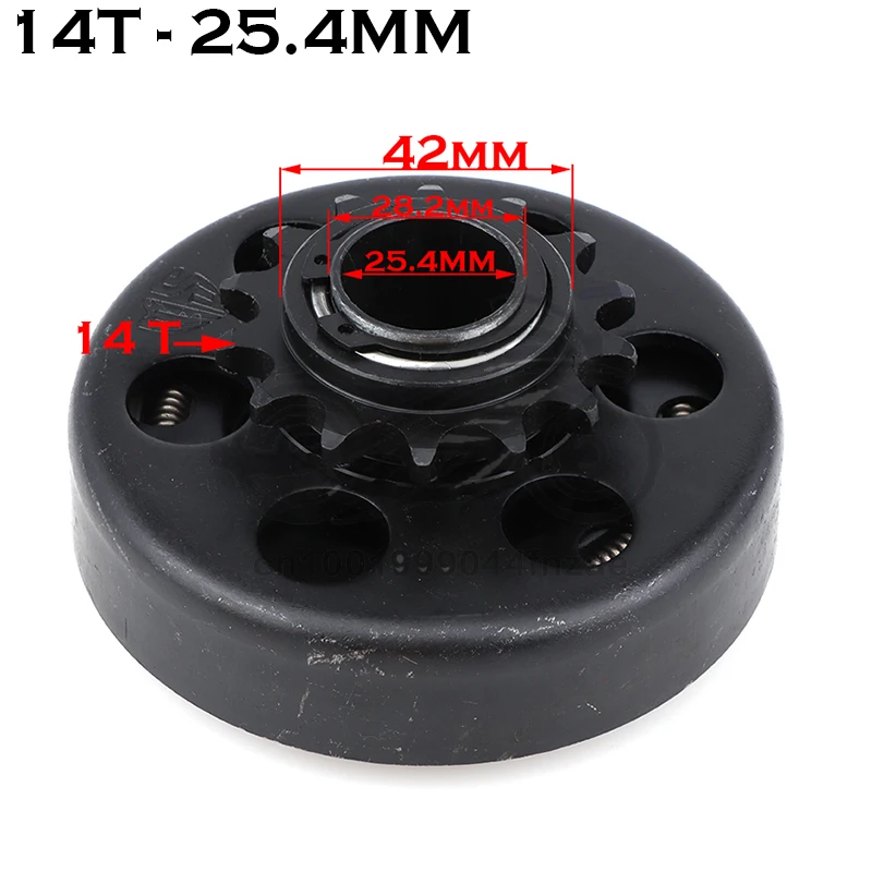 

25.4mm Centrifugal Automatic Clutch 14 Tooth 420 Chain For GO Fun trolley Minibike ATV Kart 14T Clutch Drive Sprocket