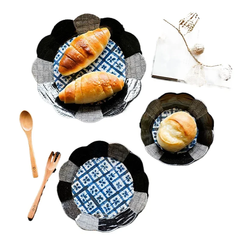 

Японский/черный тканый кружевной диск (большой)
