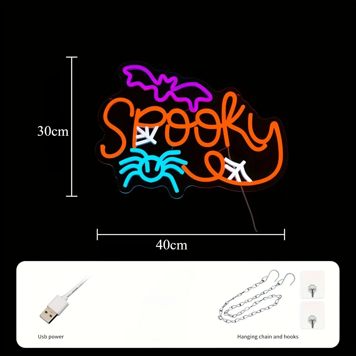﻿   مخيف ضوء النيون تسجيل USB عكس الضوء LED النيون تسجيل الجدار الديكور لغرفة النوم غرفة ألعاب غرف معيشة هدايا حفلة عيد ميلاد