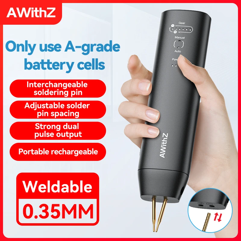 Awithz Portable Battery Spot Welder DIY Mini Welding Machine 18650 Battery Pack Nickel Strip and Nickel Belt Welding Tool