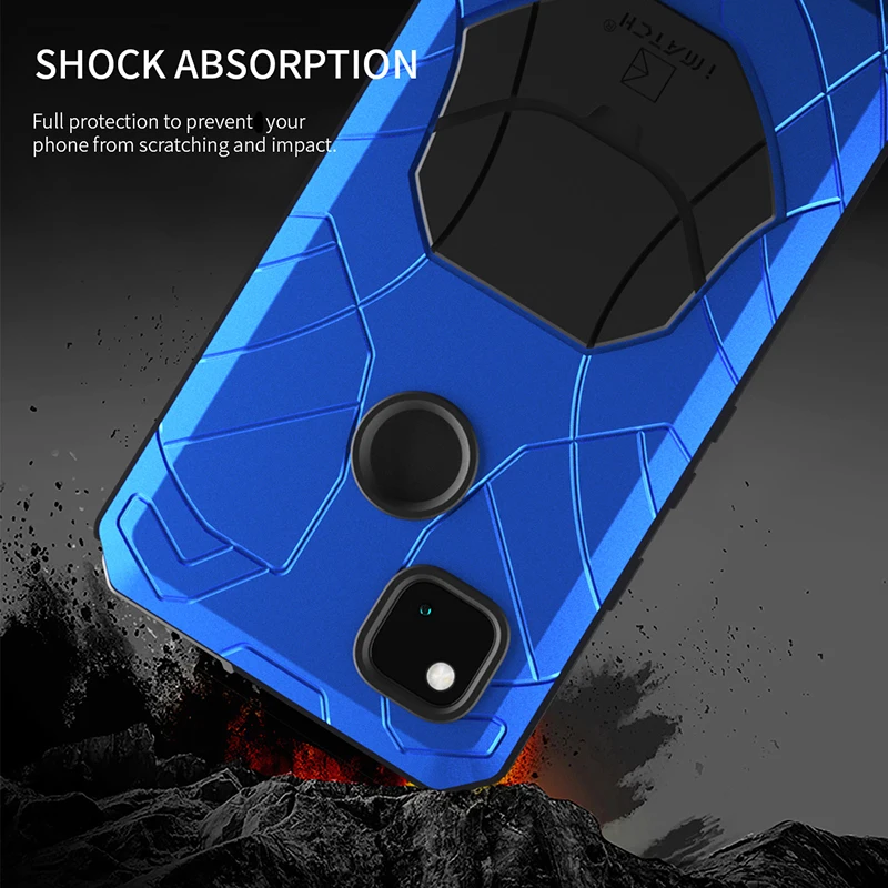 Imatch Armor Case For Google Pixel 7 6 Pro 6a 5 5a 4 4a Xl Heavy Protection Military Protect Rugged Shield Silicone Back Cover