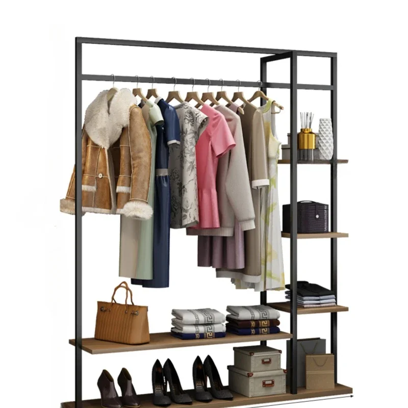 

Clothes Hanger Floor To Floor Hanging Clothes Hanger Hat Rack Simple and Hat Integrated Rack Clothes Hat Room