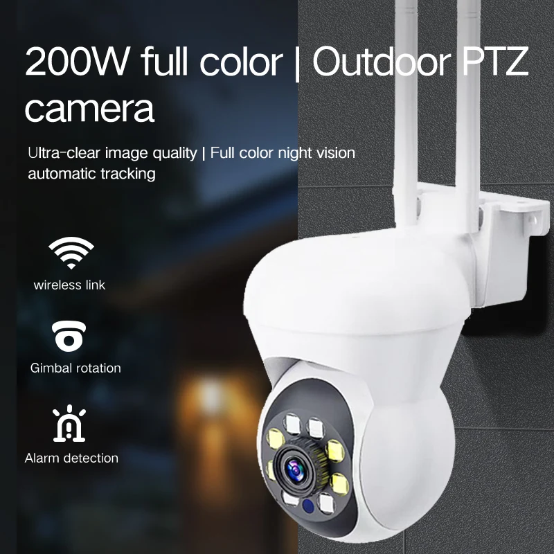 

Automatic Digital Tracking Wireless Video Camera 5G Safety Surveillance Camcorders Smart Wifi Full-color IP Cam Monitor Recorder