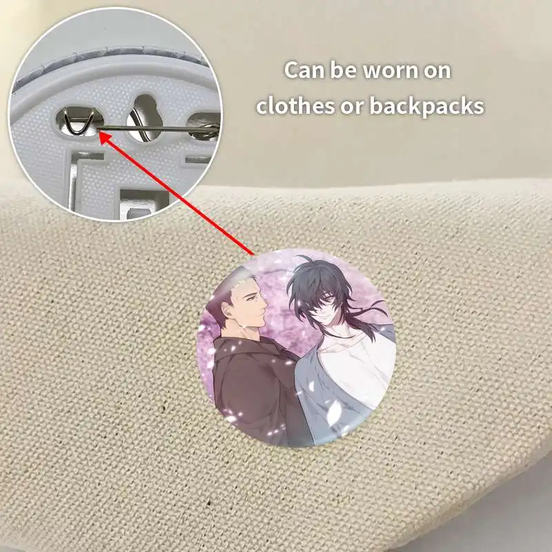 Murase Takuma Slow Damage Anime Character Game Soft Button Badge Brooch anchor Peripherals Pin Lapel Customize DIY Personalized