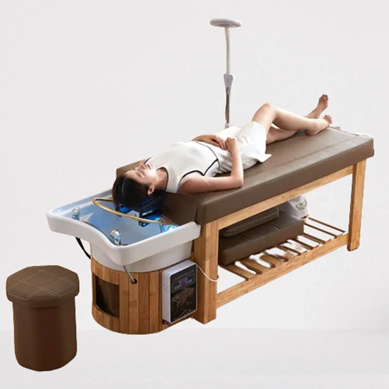 

Подставка для раковины, удобная Роскошная Растяжка, японская спа-кровать для мытья волос, косметическое кресло, миска, массажное Бритье