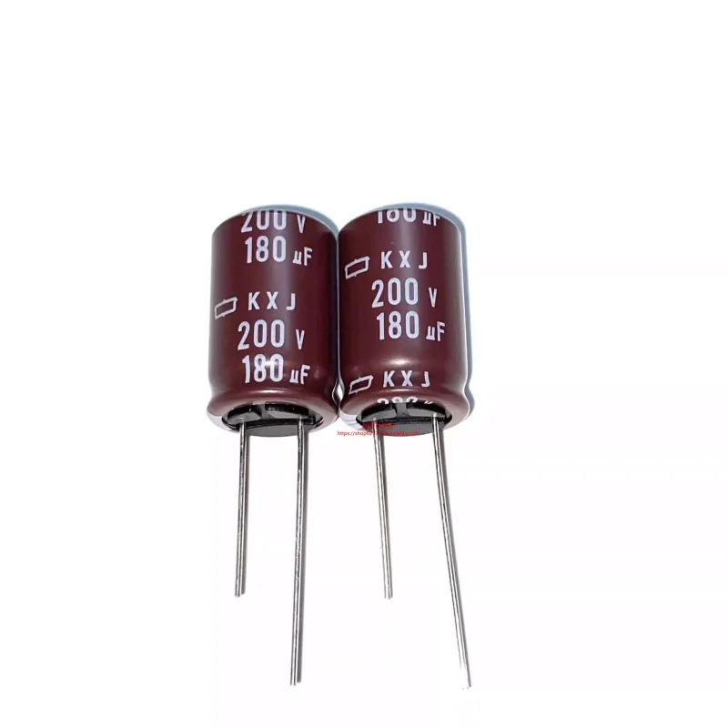 

10-100PCS Black Diamond 200V180UF 16X25 KXJ series high-frequency long-life 180UF200V electrolytic capacitor