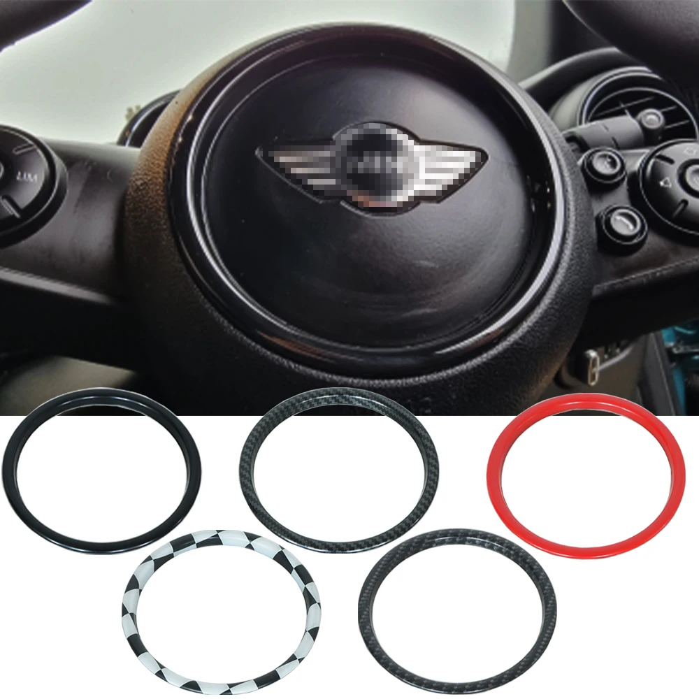 Volante do carro Painel Central Etiqueta Capa Para MINI Cooper JCW F54 F55 F56 F57 F60 Countryman Car-Styling Acessórios