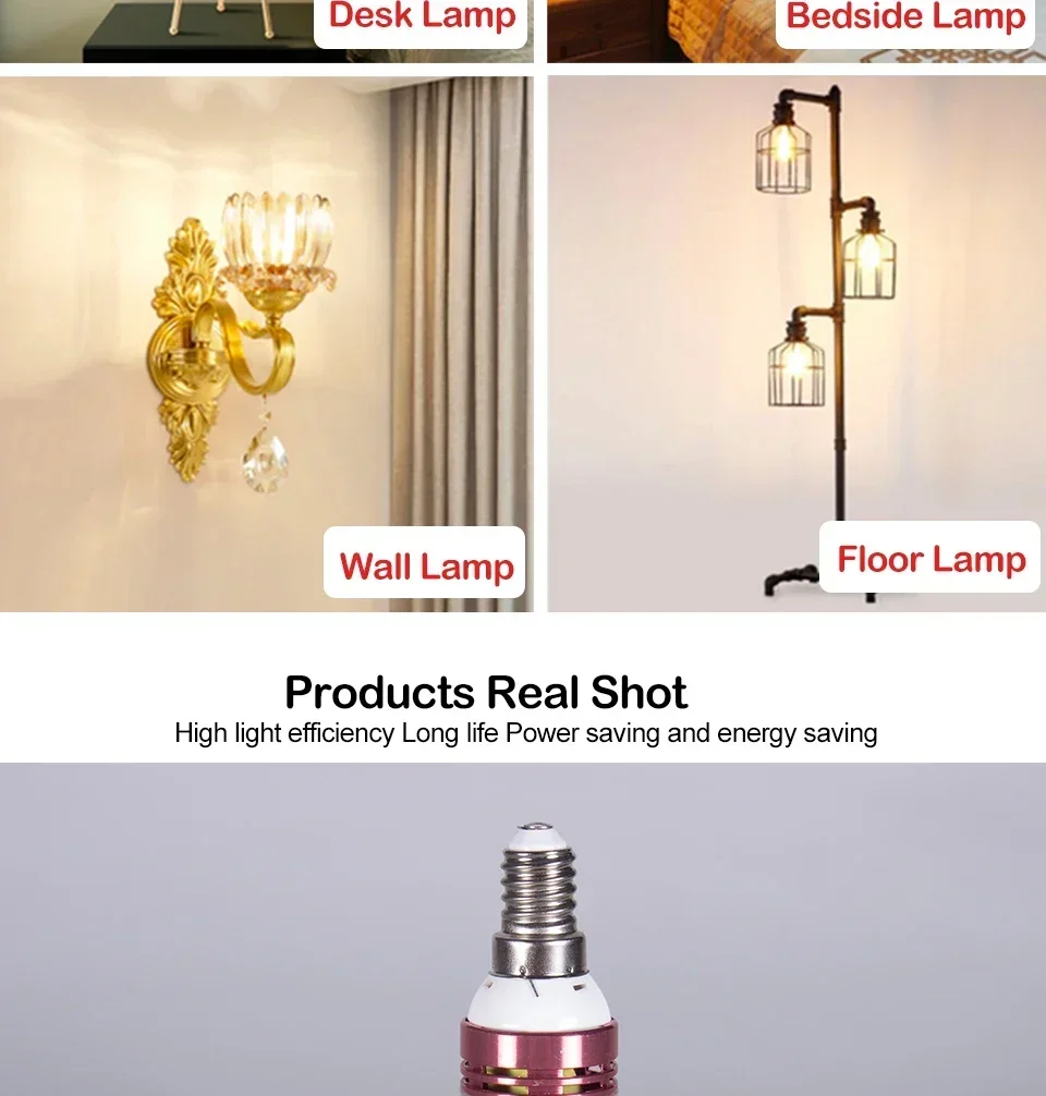 AC 85V-265V LED Corn Bulb Tri-color Light 16/12W E14 Chandelier Candle Light E27 Lamp SMD 2835 Warm White 3000K Cool White 6500K