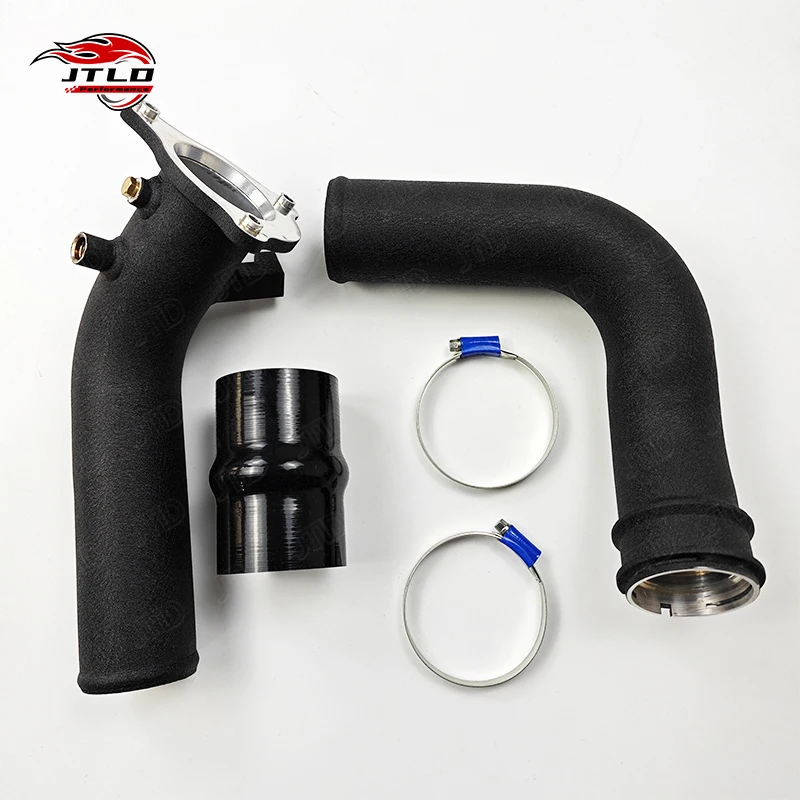 JTLD High Performance B46 B48 Turbo Charge Pipe For BMW F20 F30 320i 330i - Reinforced Aluminum Intercooler Pipe Replacement Kit