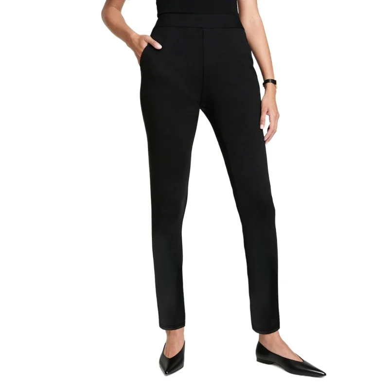 

Women Plus Size Elastic Waist Straight Leg Pants New Fashion
