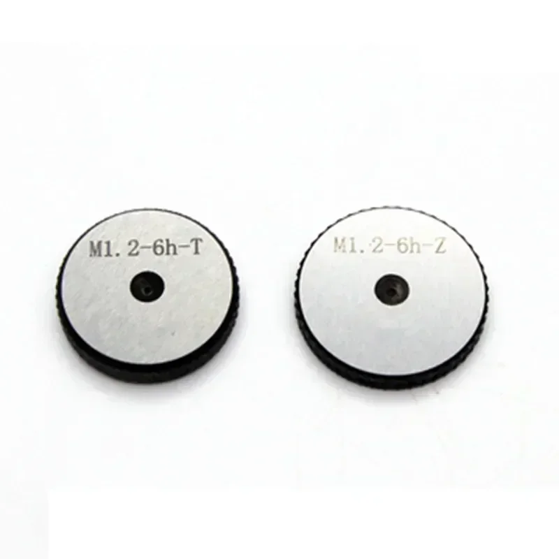 Juego de medidores de anillo de rosca métrica M1.0-M1.8 |   Medidor Go/No-Go de precisión de 6 g/6 h |   para verificación de hilos pequeños