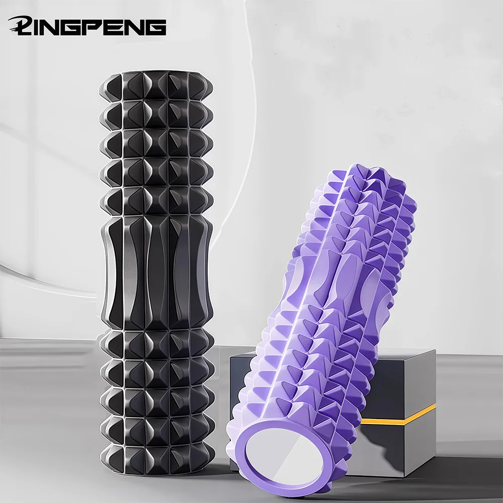 30/45cm Foam Column Muscle Relaxation Training Pilates Yoga Fitness Massage Foam Roller Grid Trigger Point Therapy Home Exercise
