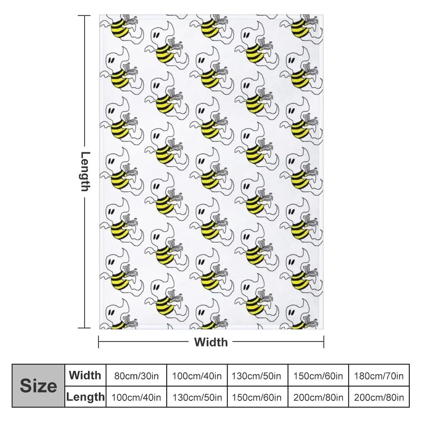 Boo Bee Logo (various designs) Throw Blanket wednesday sofa bed Picnic Weighted Blankets