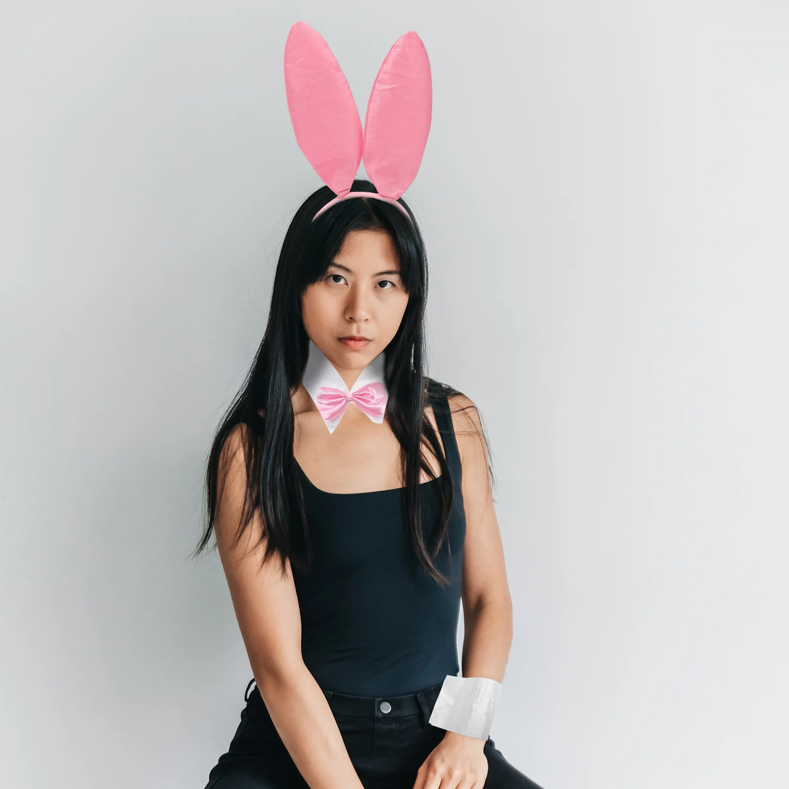 

1 Set Bunny Ear Headband For Women Girls Party Costume Hair Accessory Decorative Festival Cosplay Hairband Rabbit Ears Costume