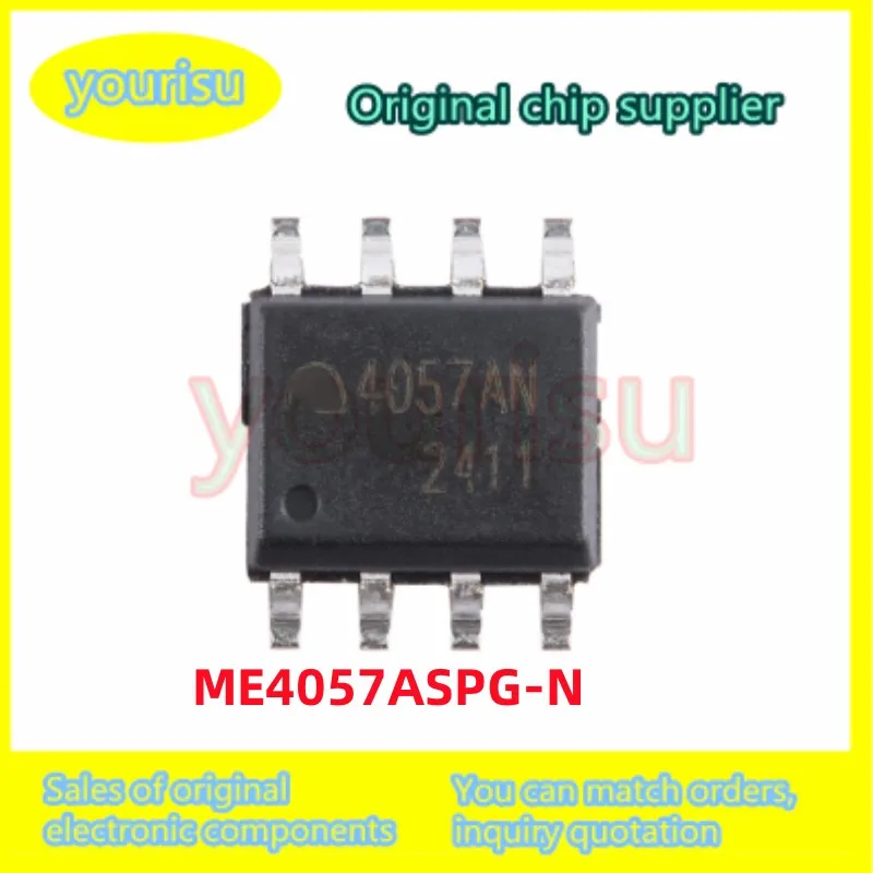 10Pcs/Lot Original Genuine ME4057ASPG-N ME4057ASPG ME4057 S-8 1A Lithium Battery Charging Management Chip