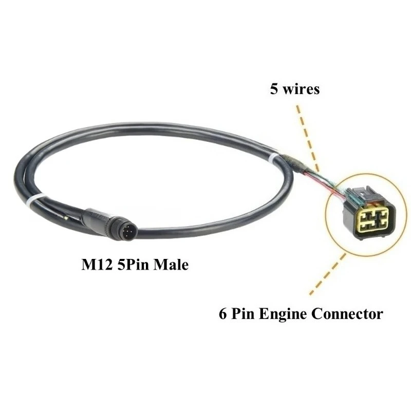 2000 N2k 6Pin Engine Interface Cable M12 5Pin To 6Pin Engine 06653-ZZ3-760HE