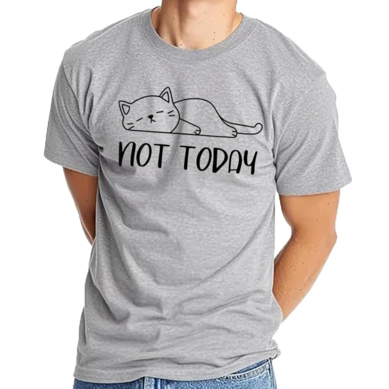 Новая забавная футболка Nope, Not Today Lazy Meme, футболка США, размер S-5XL