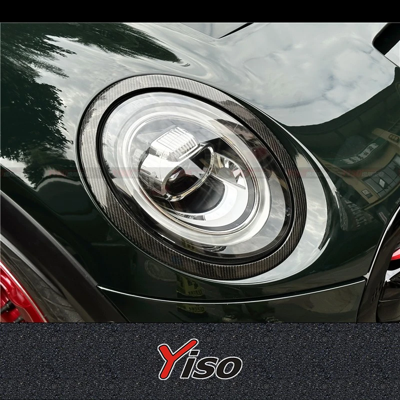 

Suitable for MINI F55 F56 JCW Cooper S Modified Carbon fiber Aerodynamic kit MINI F55 F56 JCW Cooper S YISO Headlight Cover