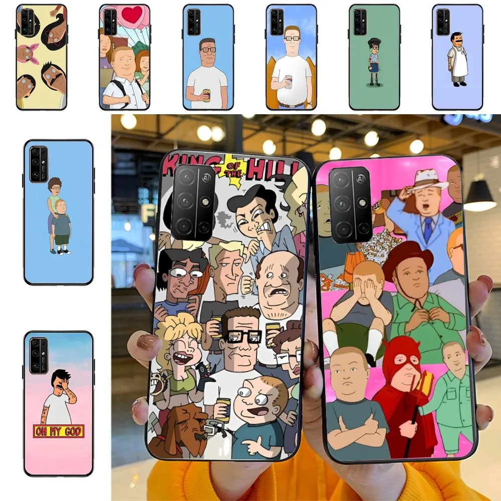 

Cartoon King of the H-Hill Bobby Phone Case For Huawei Honor 10 lite 9 20 7A 9X 30 50 60 70 pro plus Soft Silicone Cover