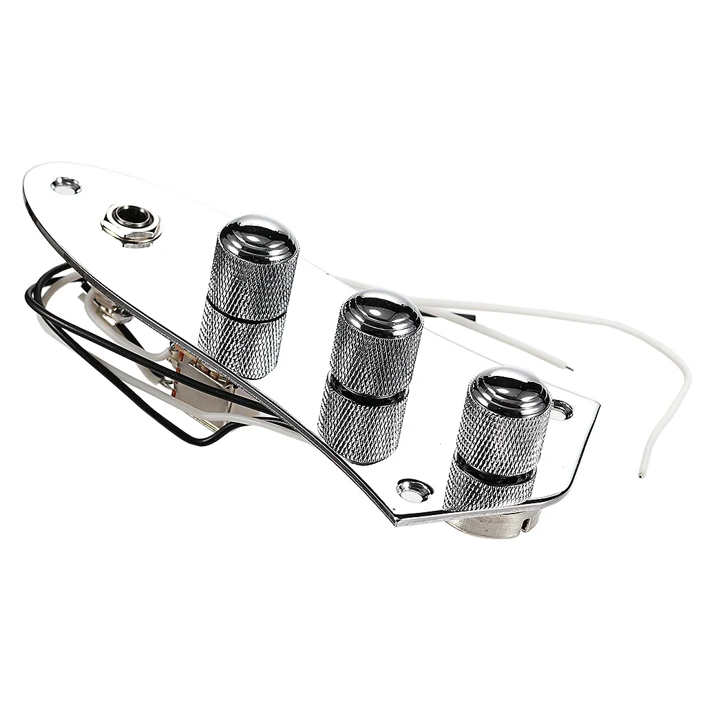 

‌1PC Prewired Bass Control Plate - Complete Wiring Harness Kit for Jazz Bass Replacement & Upgrade‌
