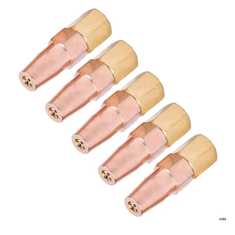 

5Pcs Propane Gas Welding Nozzle H01-6 OxygenGas Contact Tips Holder for Priming Applications Thermal Metal Expansion