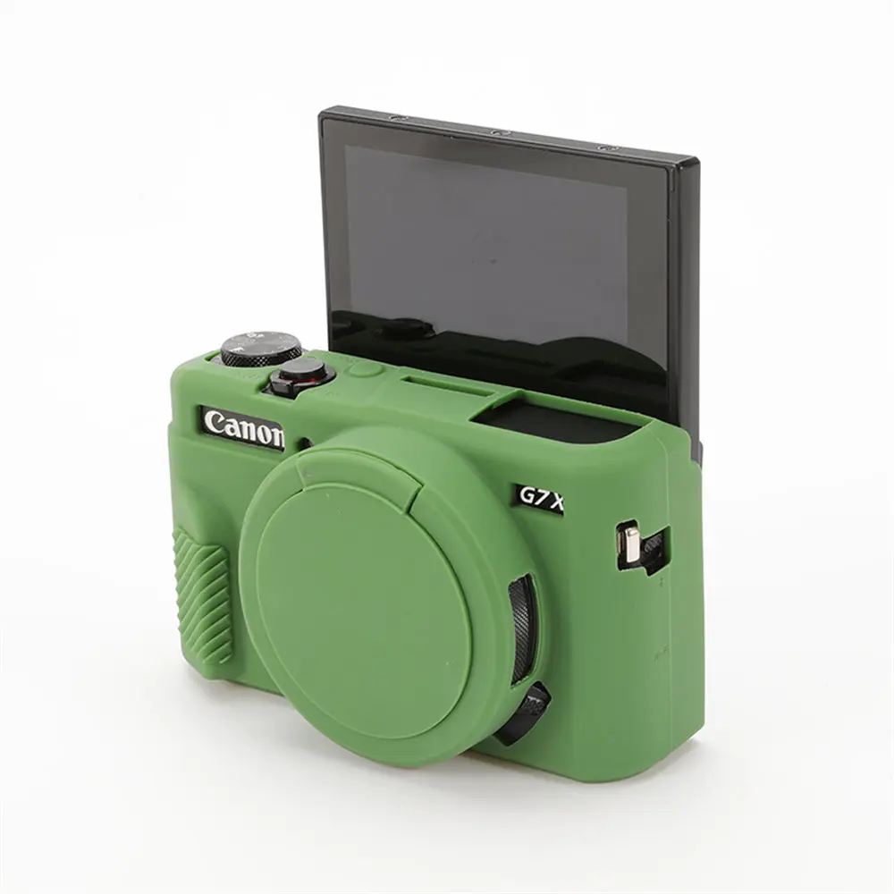 Canon G7X Mark ii iii ケース、ソフトシリコンカメラボディカバー