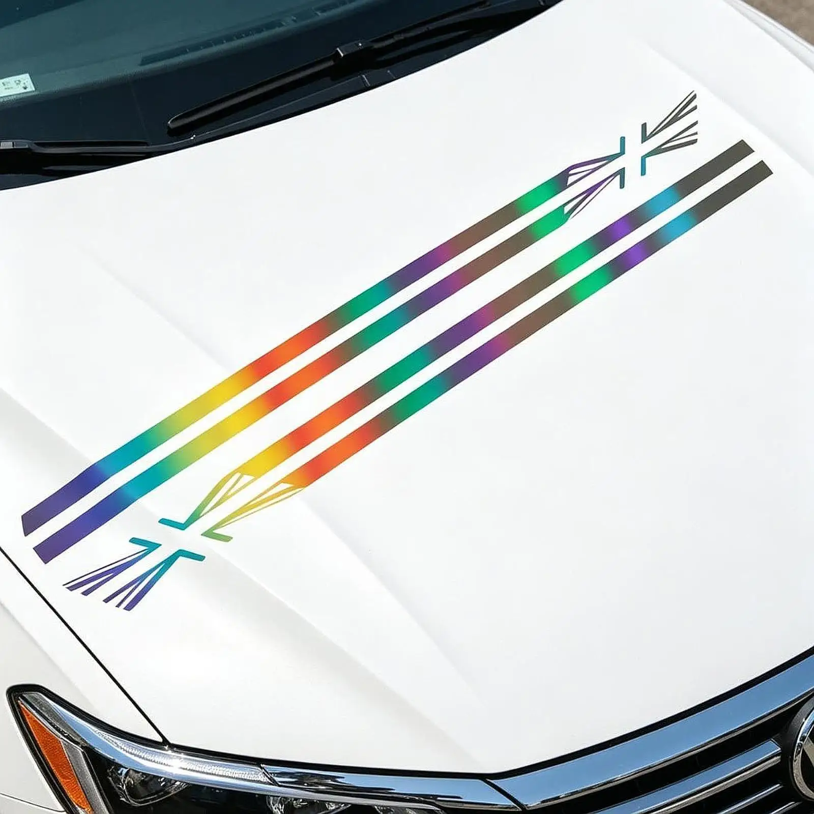 

Hood Car Sticker PETG Waterproof Decals Universal Car Accessories Styling Decor for Vehicle SUV RV Van