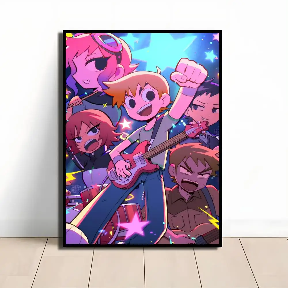 Scott Pilgrim Vs The World Painting Calligraphy Paper Print Home Living Room Bedroom Entrance Bar Cafe Art Decorative Paintings