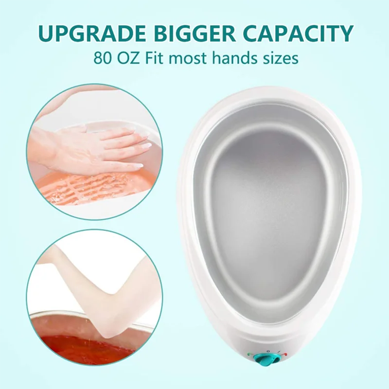 2.2L Electric Paraffin Wax Machine Paraffin Spa Moisturizing System for Hand Feet Arthritis and Deep Skin Moisturize