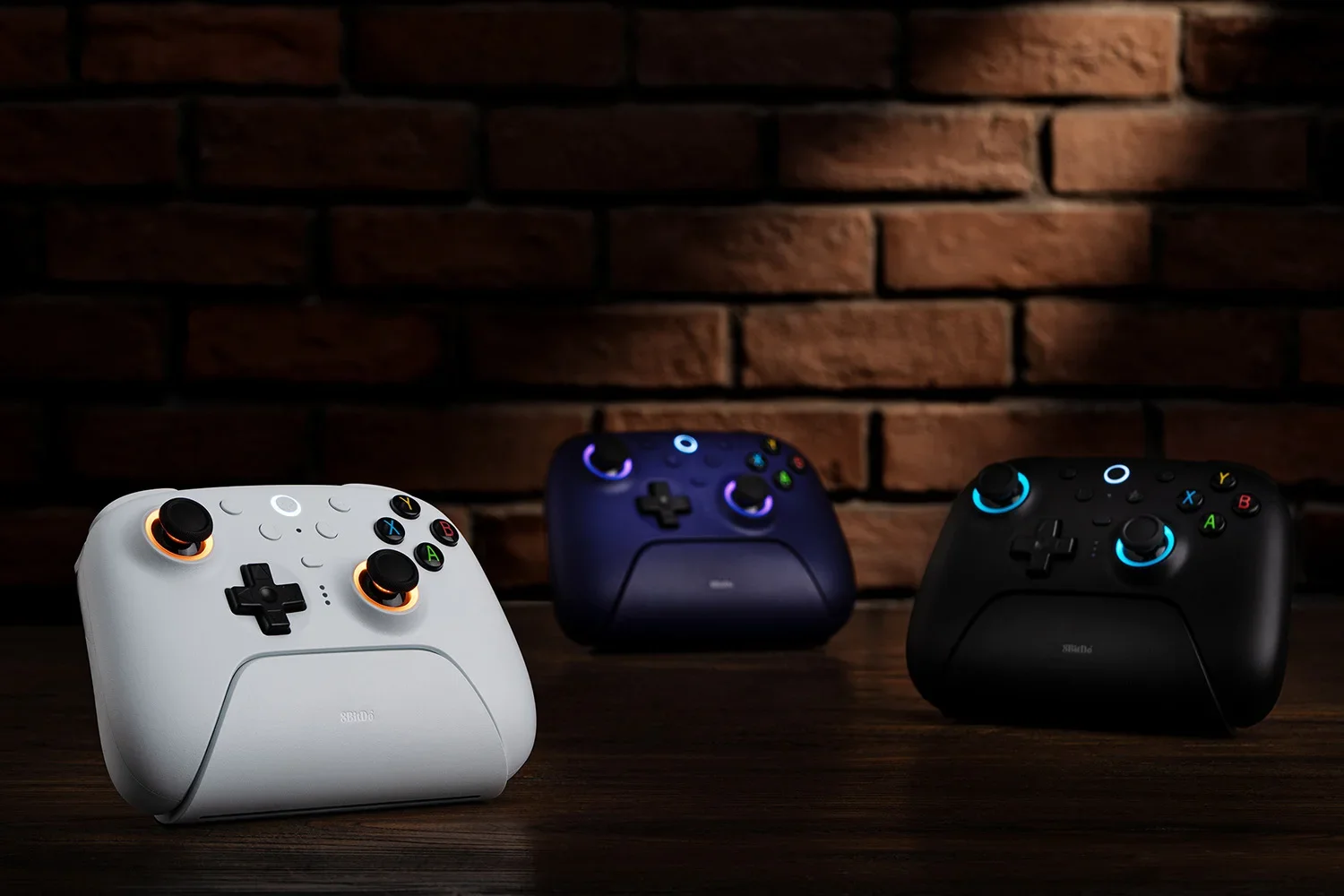 8BitDo Ultimate 2 Wireless Controller with TMR Joystick Hall Effect Tiggers RGB Lighting 8Speed Gamepad for Windows Android