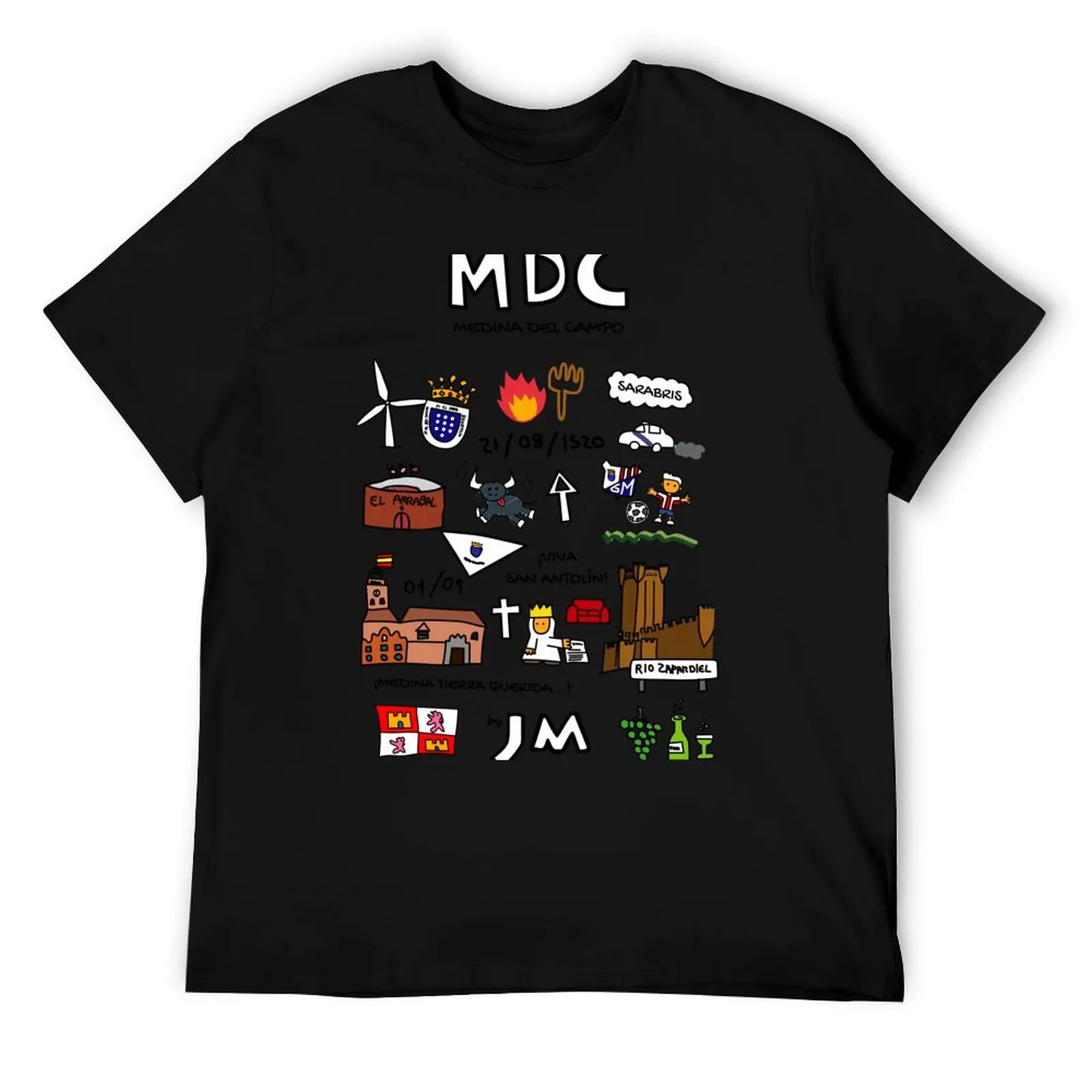 

Design Medina del Campo (Valladolid) T-Shirt t shirt man plain man t shirt summer T-Shirt