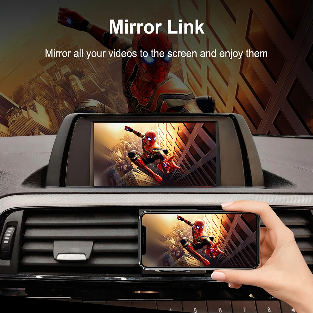 Bezprzewodowe CarPlay Android Auto dla BMW NBT CIC Mini R55 R56 R57 R58 R59 R60 R61 F54 F55 Clubman Countryman Hardtop John F56 F57