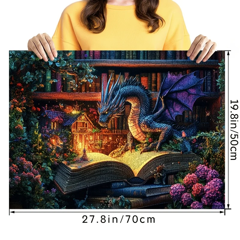 1000ピースの大きな難しいジグソーパズル 大人と家族に最適 - 複雑な画像を備えた高度な脳トレ、大規模なDIY