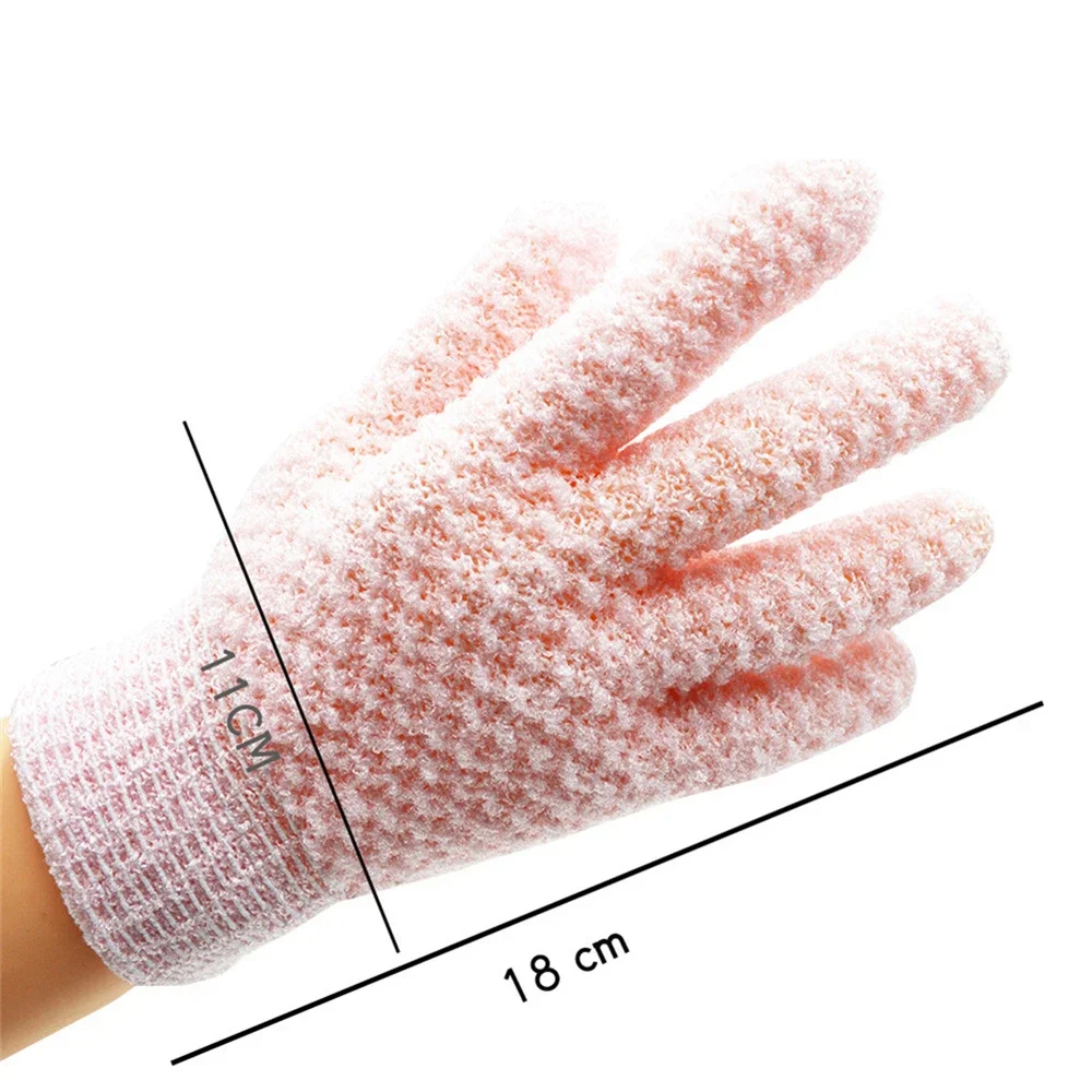 Guantes de baño para limpieza de ducha, manoplas de espuma para SPA, exfoliante, exfoliante, suministros de baño