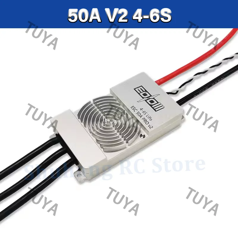 

EOLO Waterproof 3-6S 50A PRO ESC For 3/4/5/6/7/8 Series RC Racing Drone High Efficiency Motor Airplane Helicopter Parts