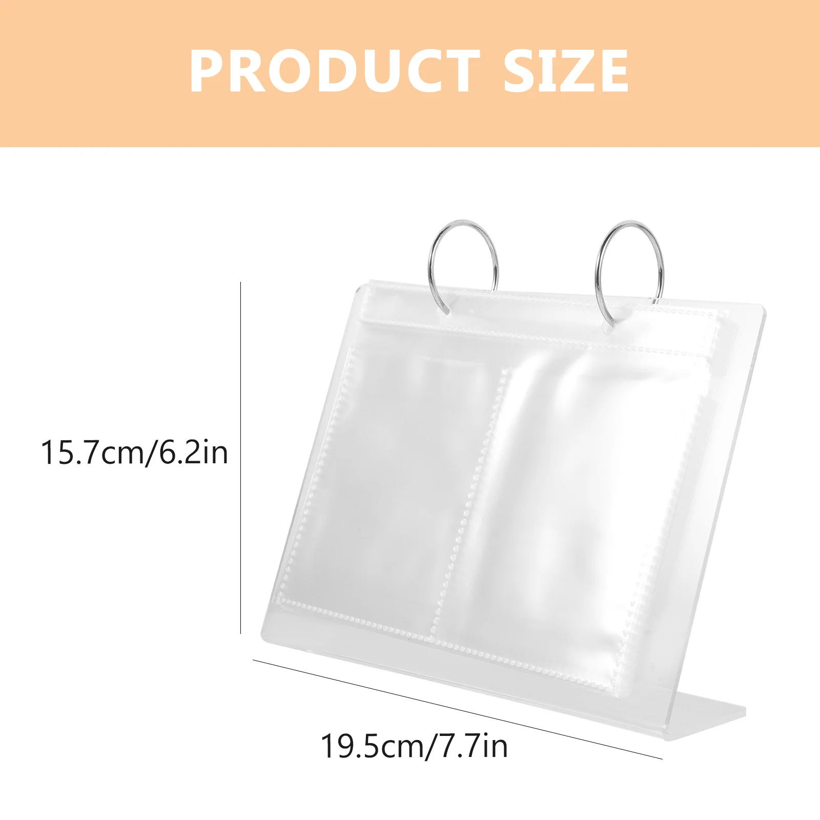 Libro de pegatinas artísticas, álbum de almacenamiento duradero de gran capacidad para organizador de calcomanías de uñas, libro de almacenamiento de fotos Diy, fácil de llevar, salón de uñas