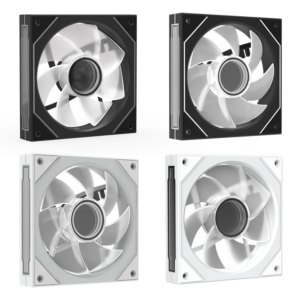 12cm ARGB Case Fan Case Cooler Fan with Lighting Effect CPU Cooling Fan 1800RPM Speed Computer Chassis Fan for Computer Case