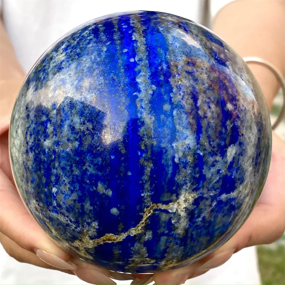 

Large!Natural Formed!Lapis Lazuli Ball, Quartz Crystal Blue Lapis Lazuli Ore Polishing Ball, Mineral, Reiki, Healing Ball