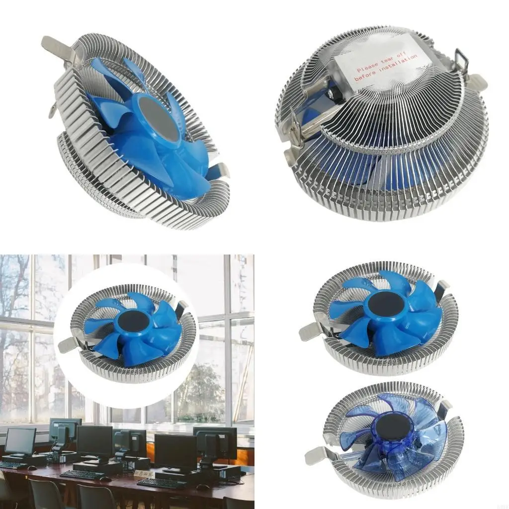 مبرد وحدة المعالجة المركزية بمروحة هادئة 896F مقاس 9 سم لمشعات LGA1150,1151,1155,1156,775 AM4,AM3+,AM3